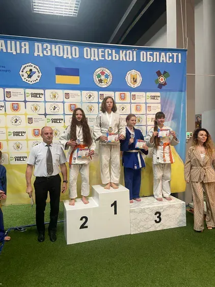 Балацан Марія  2 місто Команда Дніпро тренер Самко Д.О тур-V Південна ліга дзюдо