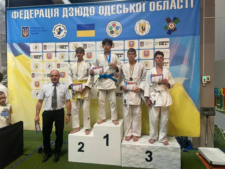 Шульга Іван 2 місто Дніпро тренер Самко Д.О. Призери тур-V Південна ліга дзюдо