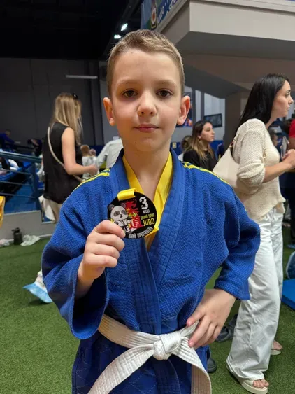 Петров Маким АШБМ ТАТАМІ тренер Тулунжи А. О. Тулунжи О. П тур-V Південна ліга дзюдо