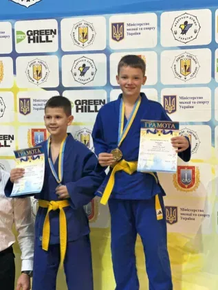 Рєзанцєв Денис 1 місце Південна ліга Дзюдо