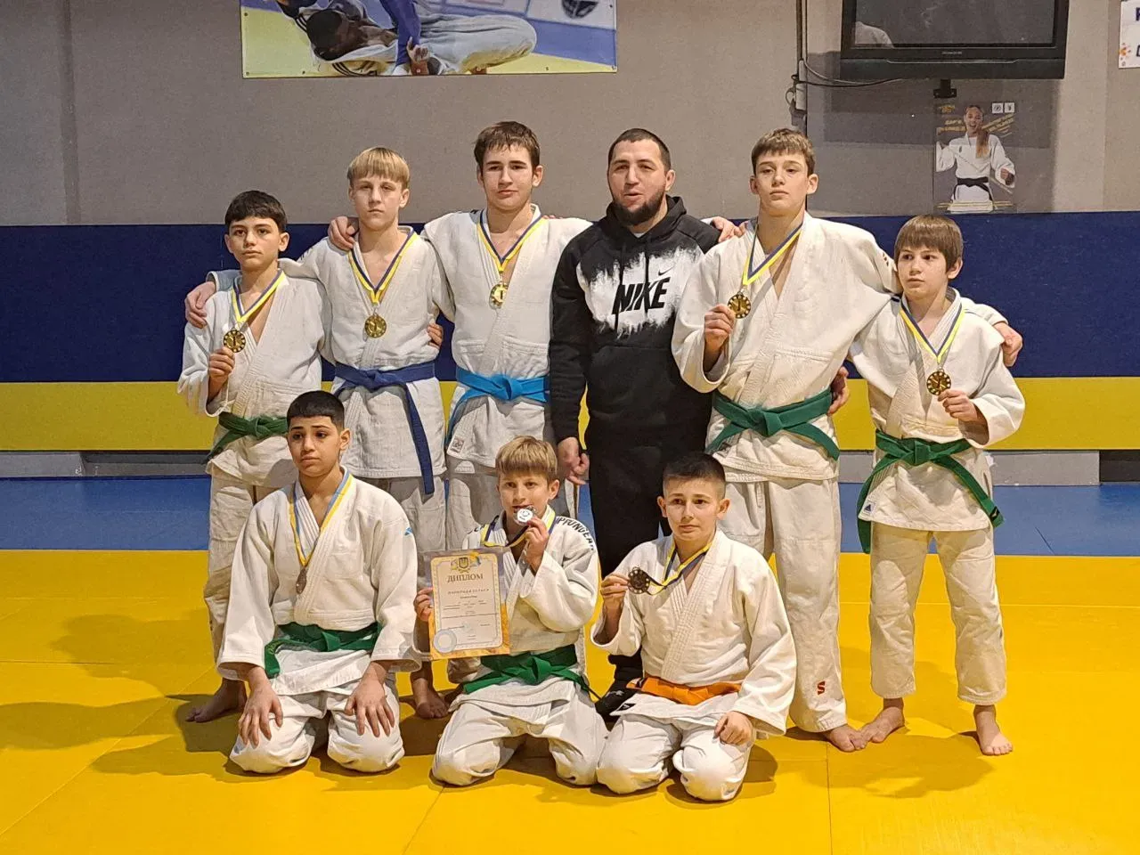 Тур_1_2026 дзюдо Південна ліга Одеса команда тренера Боличевський В